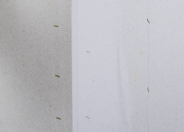 geschliffene gipsfaserplatte mit grobem Finish